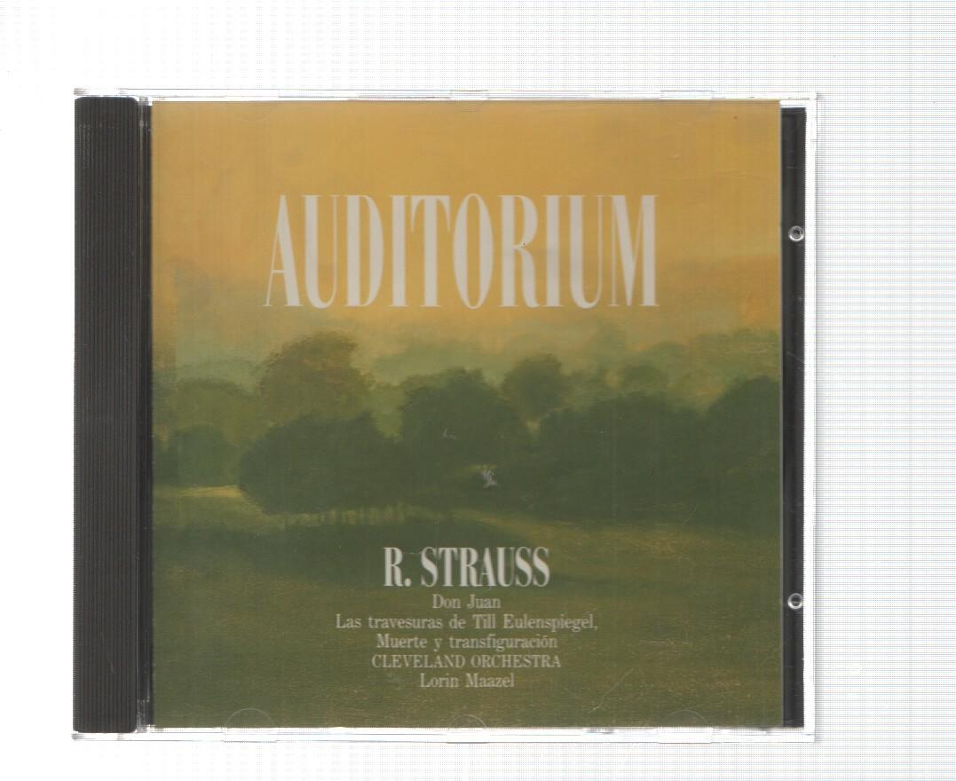 CD: Sony Music: Auditorium. R. Strauss - Don Juan: Las travesuras de Till Eulenspiegel, Muerte y transfiguracion- Maazel