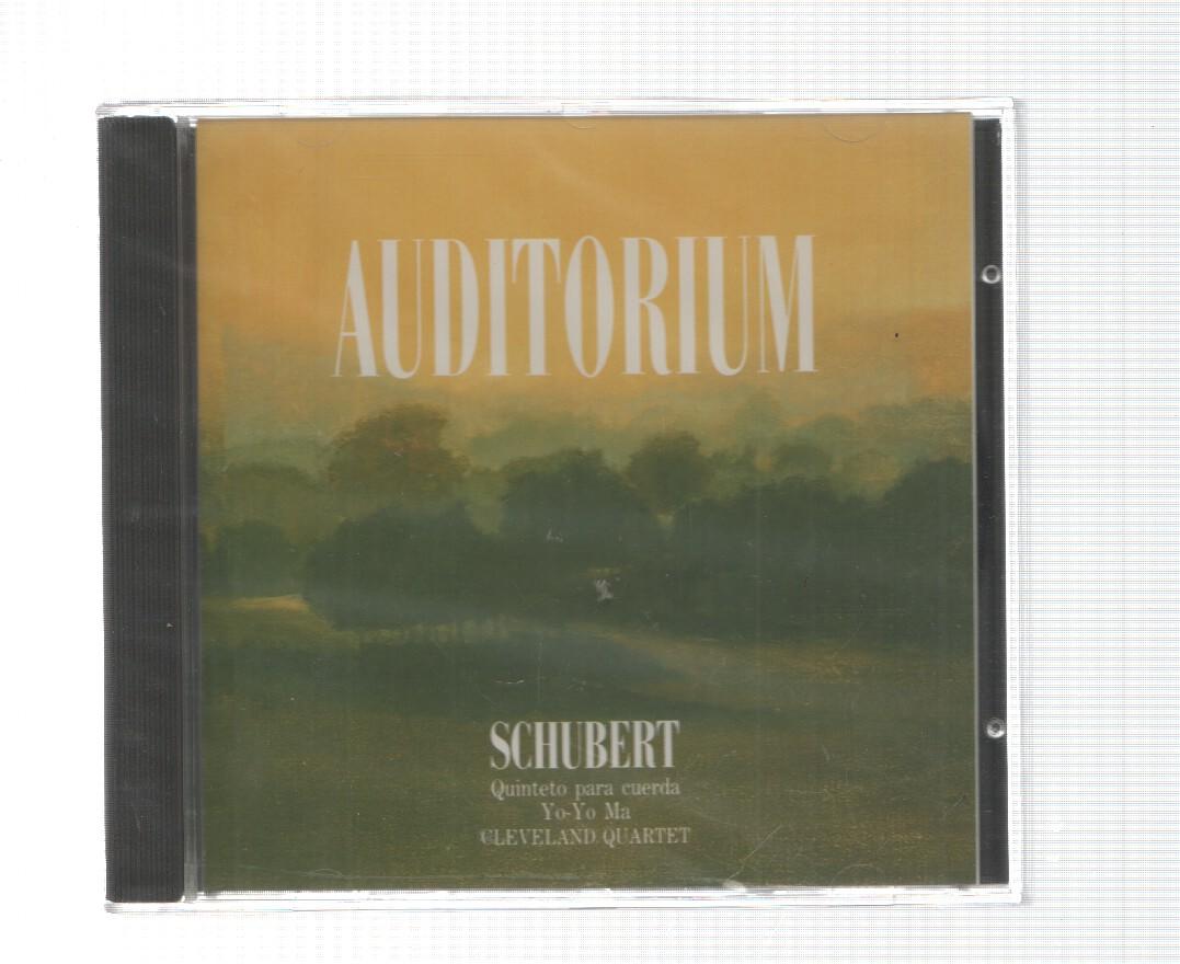 CD: Sony Music: Auditorium. Schubert - Quinteto en do mayor, Op. 163