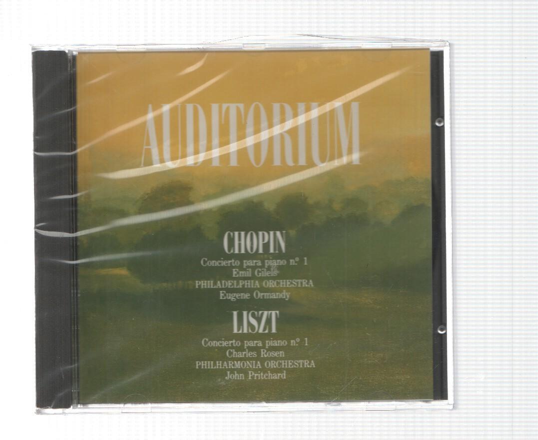 CD: Sony Music: Auditorium. Chopin y Liszt. Concierto para piano num 1