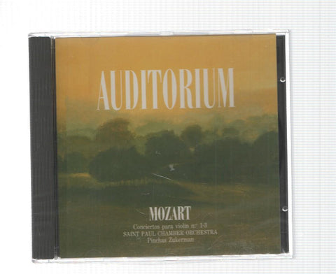 CD: Sony Music: Auditorium. Amadeus Mozart. Conciertos para violin num 1 al 3