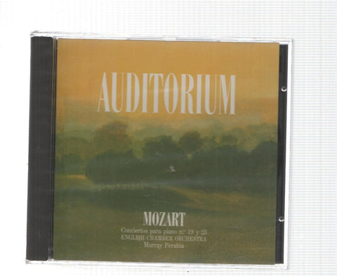 CD: Sony Music: Auditorium. Wolfgang Mozart - Conciertos para piano num 19 y 23