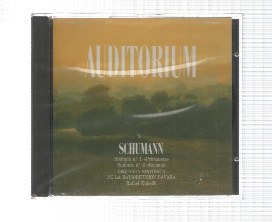 CD: Auditorium. Schumann - Sinfonia num 1 Primavera, Sinfonia num 3 Renana