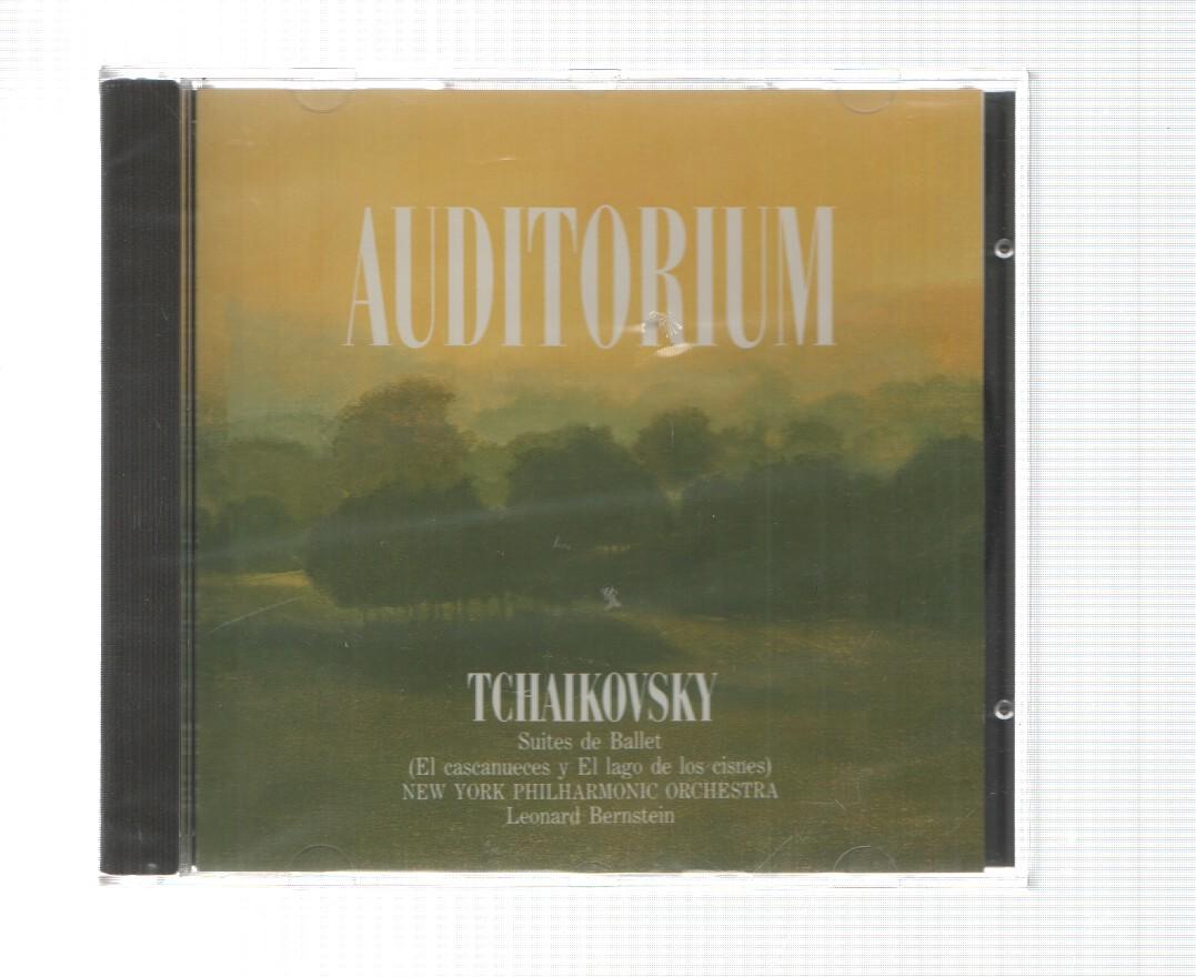 CD: CBS Sony: Auditorium. Tchaikovsky - El cascanueces, Lago de los cisnes. Bernstein