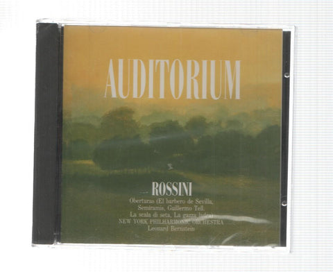 CD: Sony CBS: Auditorium. Rossini - Oberturas. Leonard Bernstein