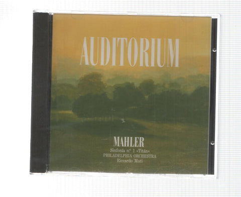 CD: Emi: Auditorium. Mahler - Sinfonia num 1 Titan. Riccardo Muti