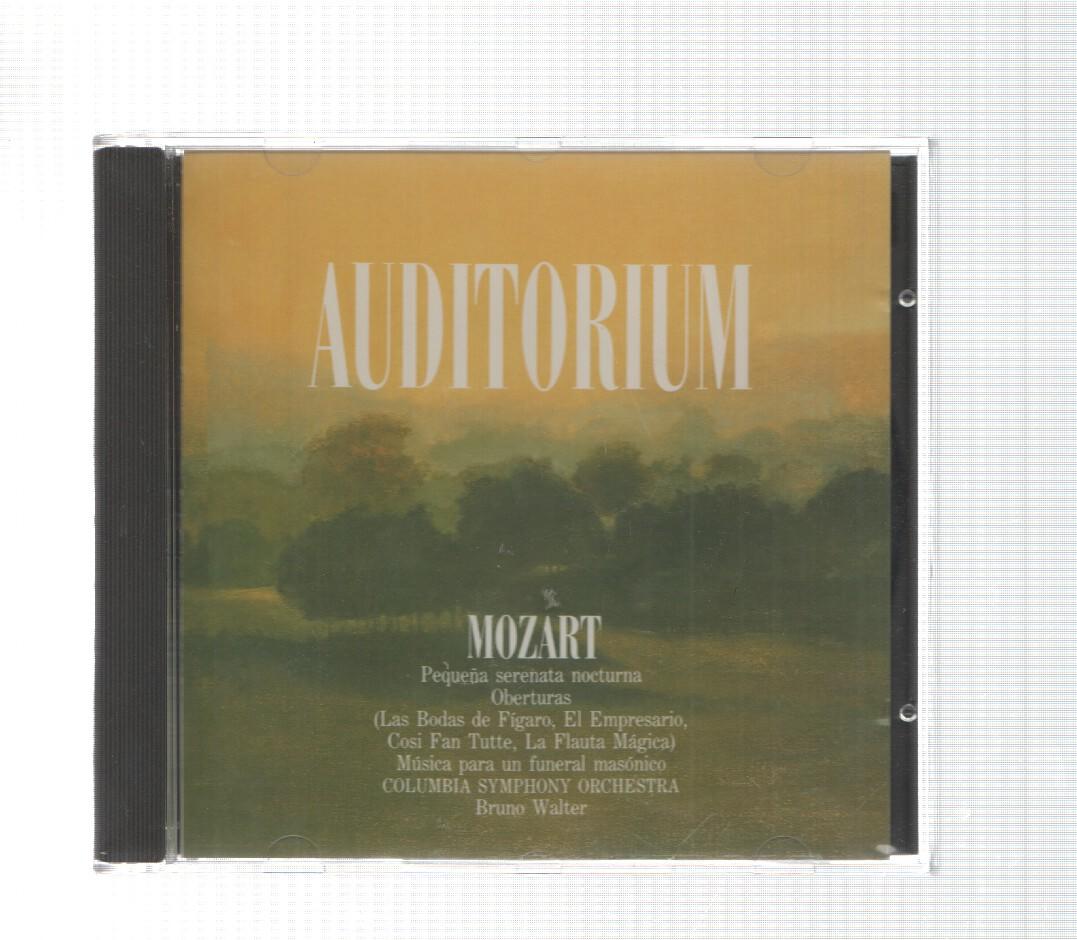 CD: CBS: Auditorium. Mozart. Pequeña serenata nocturna. Oberturas - Walter