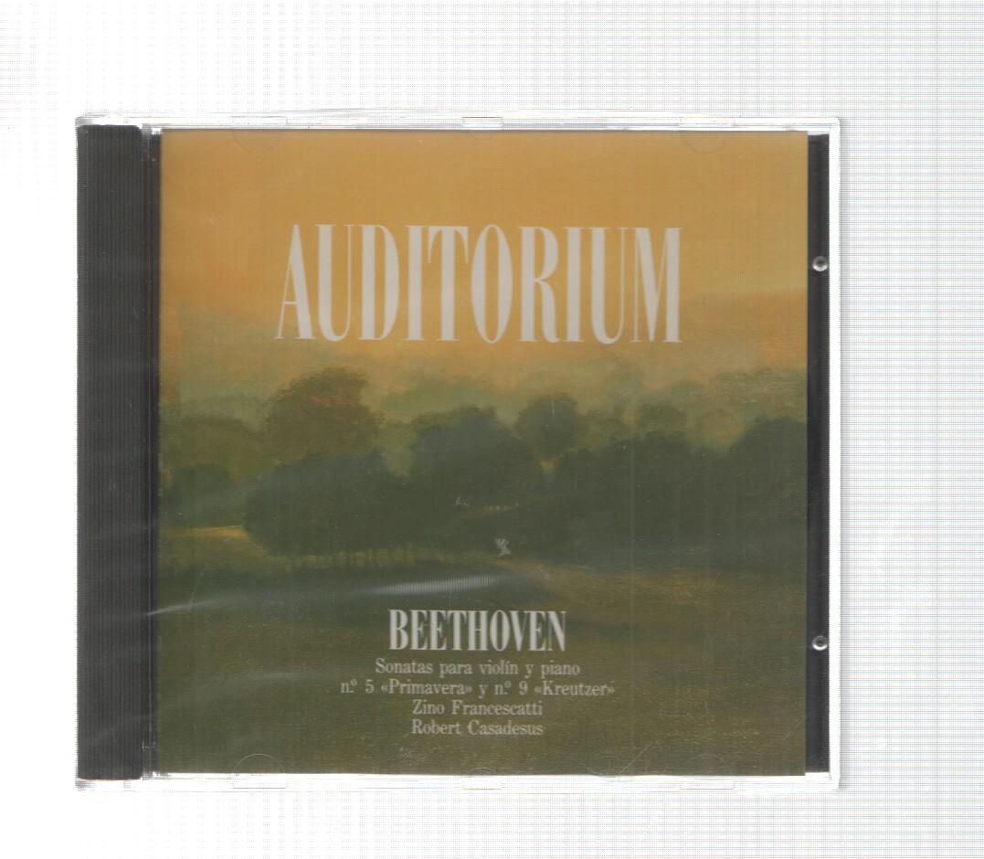 CD: CBS: Auditorium - Beethoven. Sonatas para violín y piano num 5 y 9