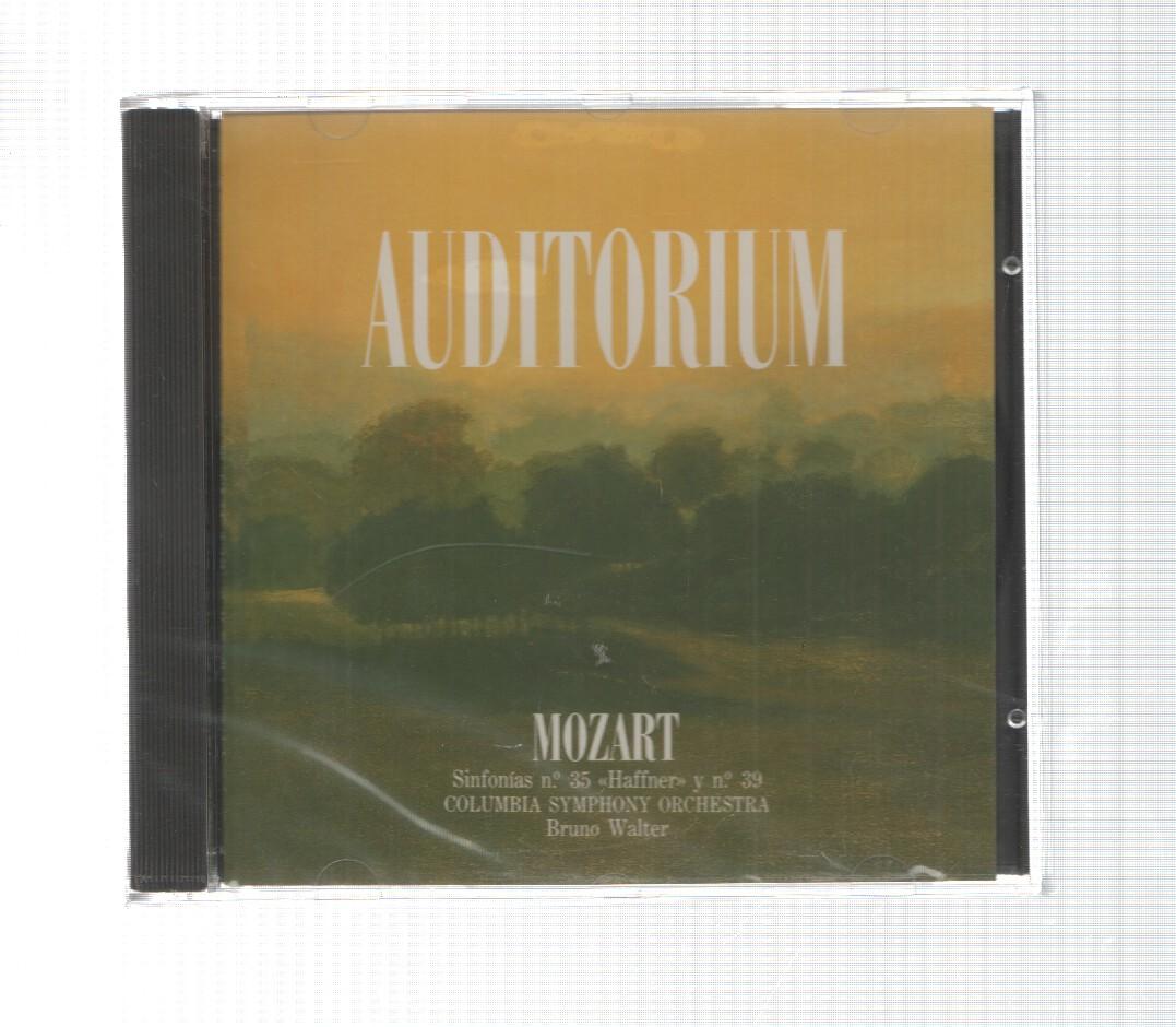 CD: CBS. Auditorium - Mozart. Sinfonias num 35 Haffner y num 39. Bruno Walter