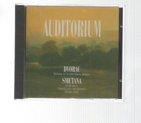 CD: CBS Sony. Auditorium. Dvorac-Smetana - Sinfonia num 9 Del Nuevo Mundo, El Moldava