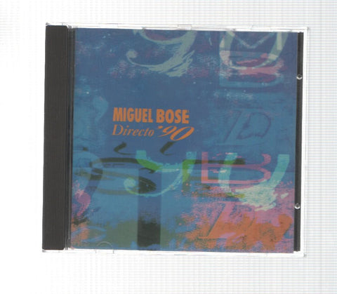 CD: Wea: Miguel Bose Directo 90