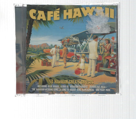 CD doble: Not Now Music: Cafe Hawaii. 50 hawaiian greats on 2cds