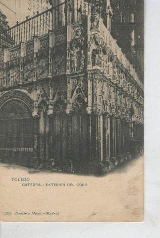 Postal B/N 0420 : Exterior del coro de la catedral de Toledo