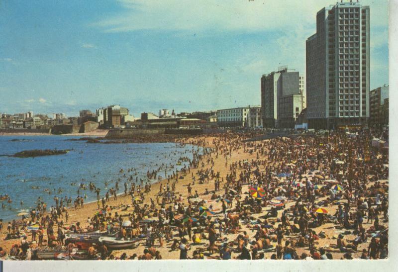 Postal 011513: Playa de Riazor en La Coruña