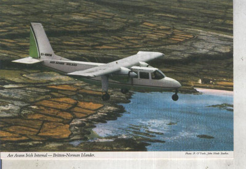 Postal 013402: Aer Arann Irish Internal-Britten-Norman Islander