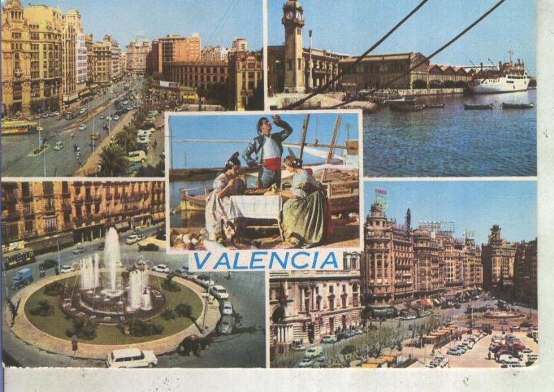 Postal 013584: Vistas varias de Valencia