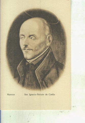 Postal 013998: Retrato de San Ignacio por Coello, Manresa, Barcelona