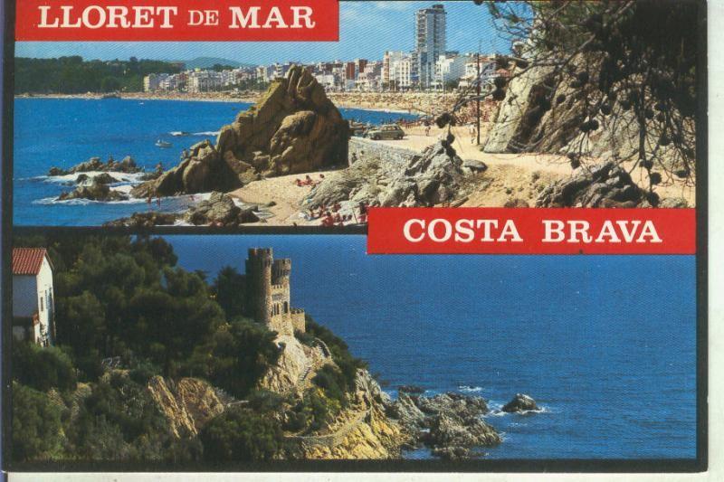 Postal 014263: Vistas de Lloret de Mar, Girona