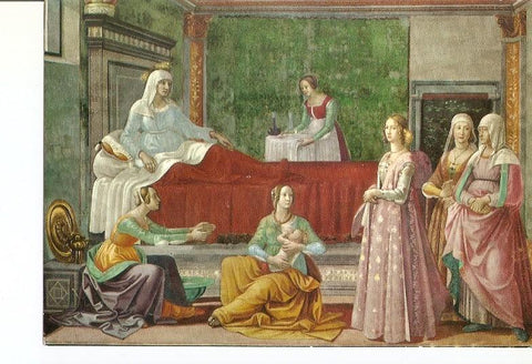 Postal 021192 : The nativity of S. John the Baptits - Firenze