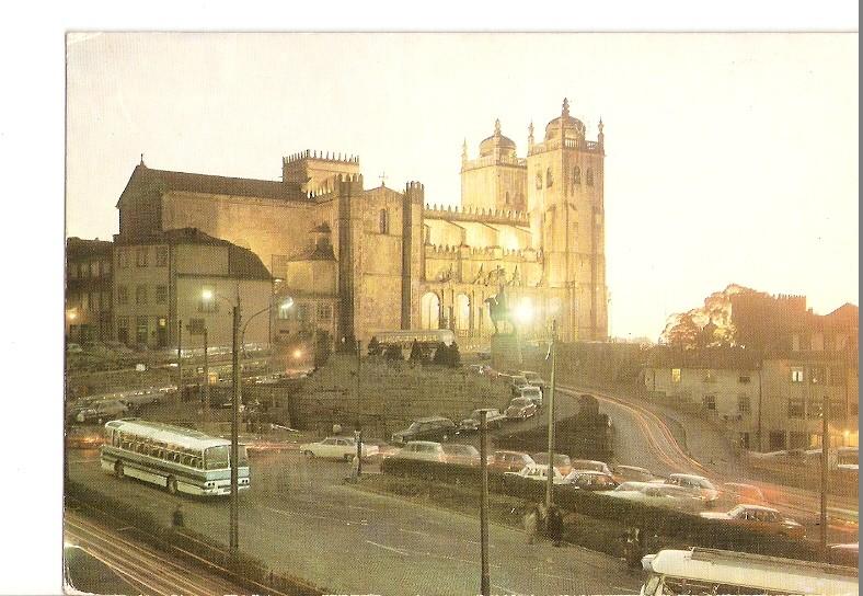 Postal 022215 : Catedral (nocturno), Porto - Portugal