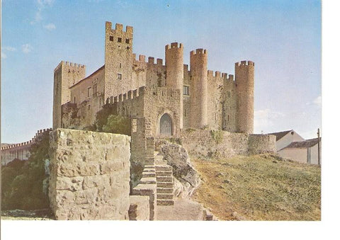 Postal 022767 : Obidos - Portugal, Castle and Inn