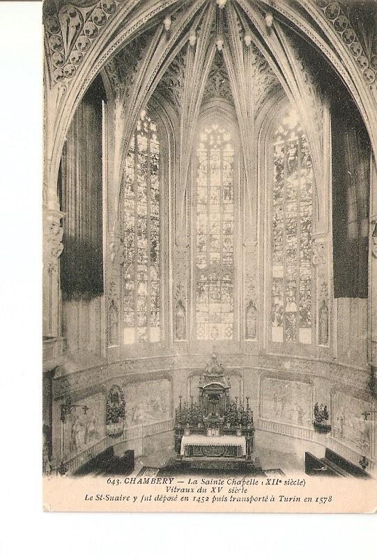 Postal 022907 : La Sainte Chapelle, s.XII - Chambery