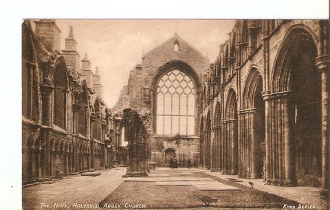 Postal 027950 : The Nave, Holyrood Abbey Church