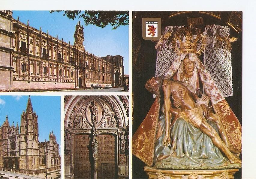 Postal 024511 : Varias localizaciones. Leon