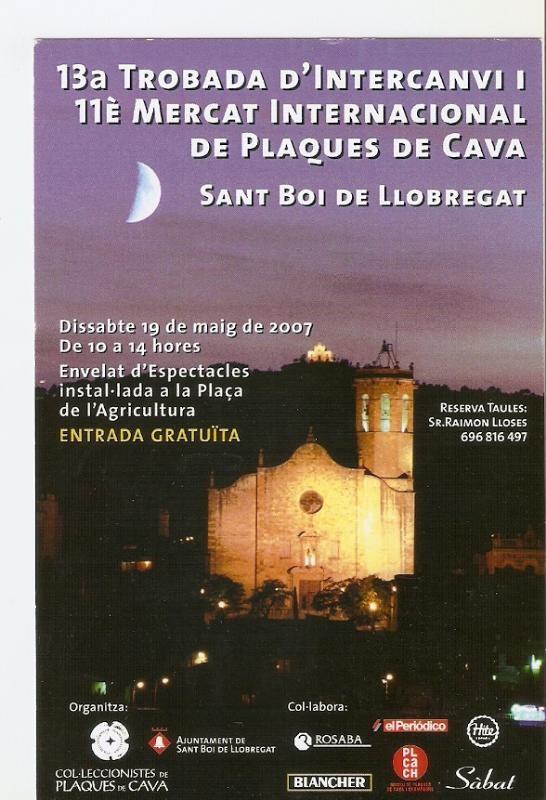 Postal 029868 : 13a Trobada dIntercanvi i 11e  mercat Internacional  
