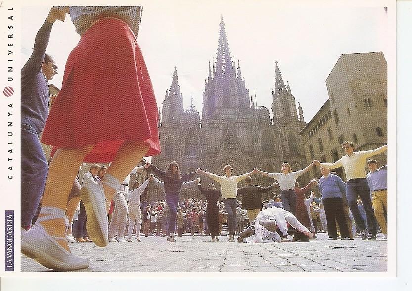 Postal 034335 : Plaza de la Catedra. Puerta de acceso natural al denominado. Barri Gotic