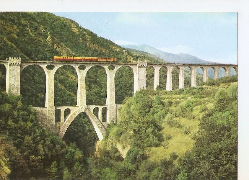Postal 035427 : En Parcourant la Cerdagne Française. Le Pont Sejourne