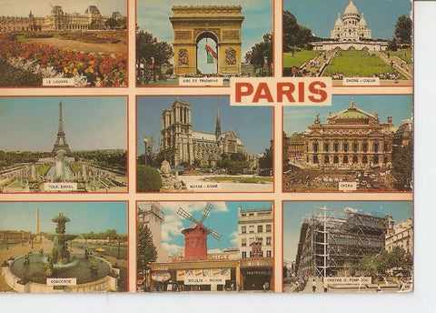 Postal 040192 : Souvenir de Paris