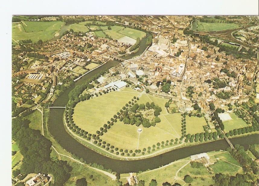 Postal 042750 : An aerial view of the Central Postal Delivery Area. The Post Office in Shrewsbury