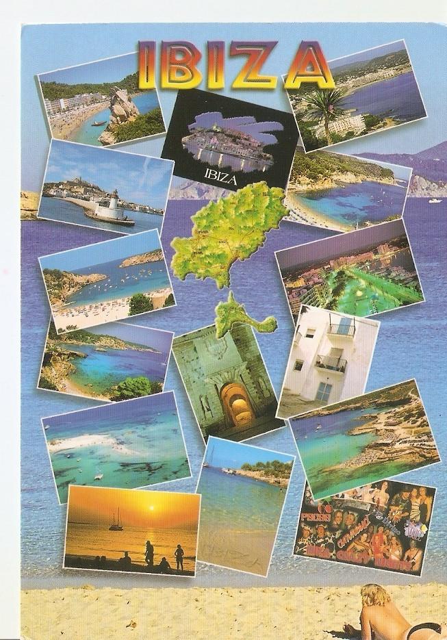 Postal 044318 : Ibiza. Baleares - España. Varias vistas