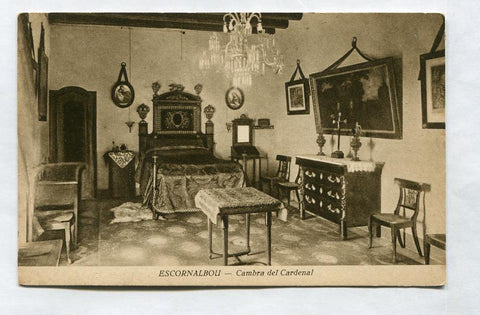 Postal  000479 : Cambra del Cardenal en Escornalbou