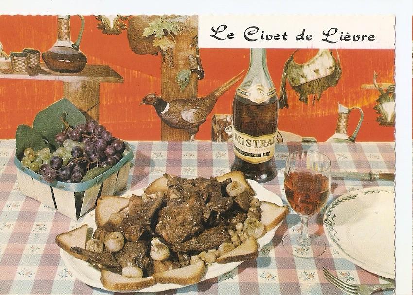 Postal 044710 : Le Civet de Lievre