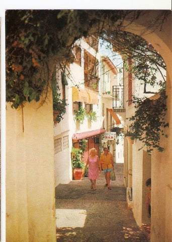 Postal 045454 : Costa Blanca. Benidor. Calle tipica