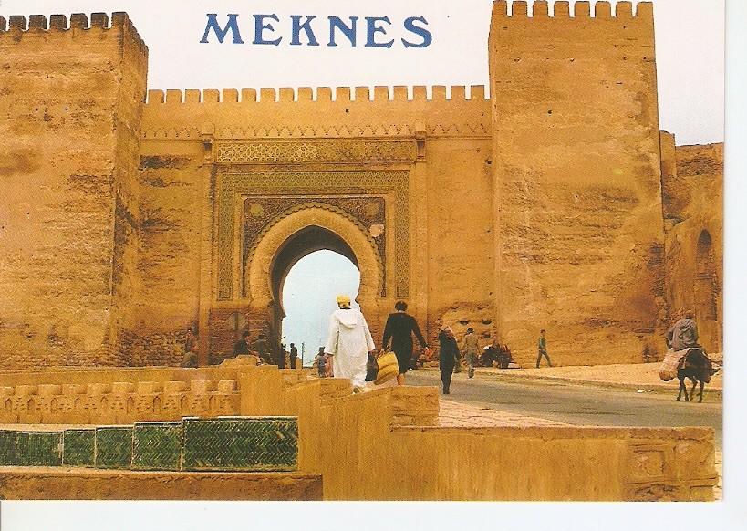 Postal 045459 : Meknes. Porte Bardaine XVI siecle