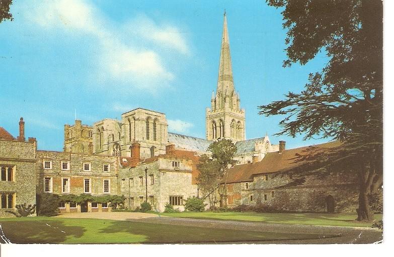 Postal 046084 : The Cathedral and Bishops Palace Chichester