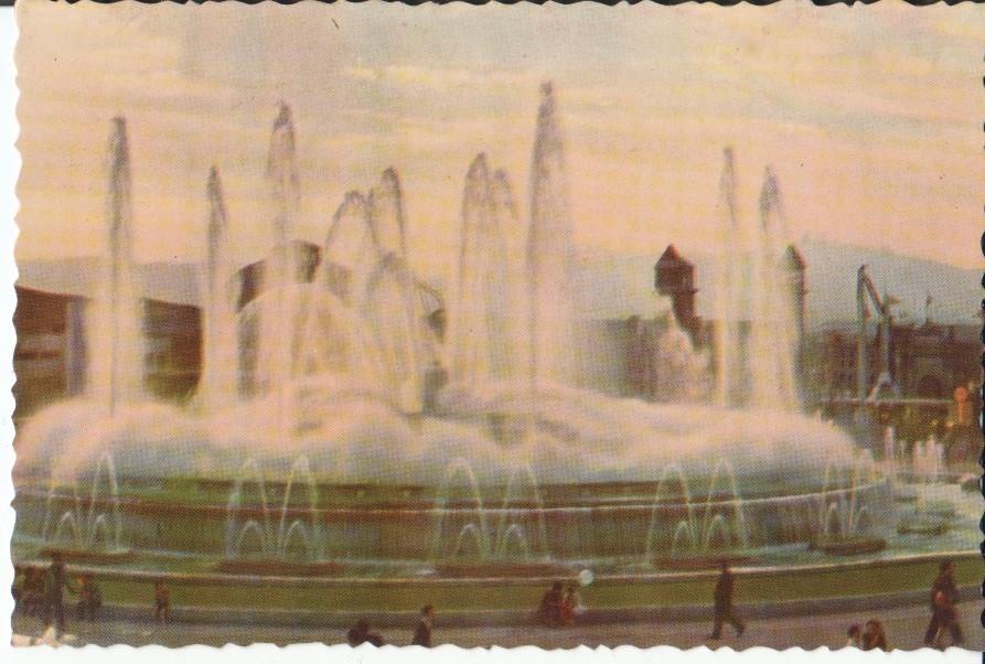 Postal-Postcard 17393: BARCELONA - Fuentes de Montjuich