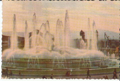 Postal-Postcard 17393: BARCELONA - Fuentes de Montjuich