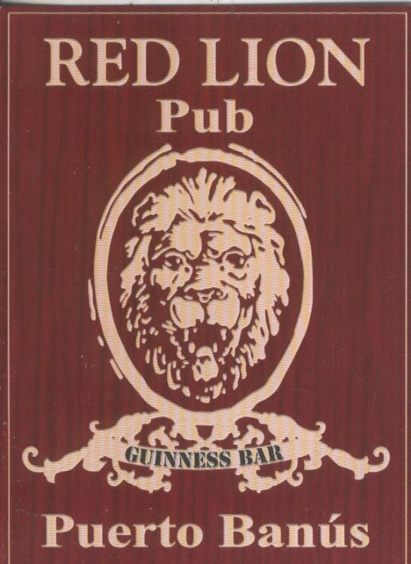 Postal 005840 : Publicitaria Red Lion Pub, Guinnes Bar en Puerto Banus