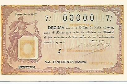 POSTAL 53203: SERIE DECIMOS LOTERIA DE NAVIDAD