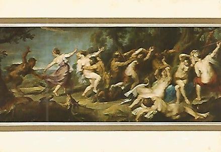 POSTAL 53260: RUBENS. Diana y sus ninfas sorprendidas por faunos