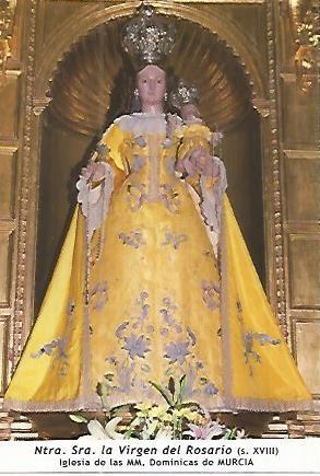 POSTAL 54037: Virgen del Rosario. Murcia
