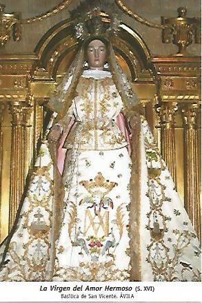 POSTAL 54464: Virgen del Amor Hermoso (siglo XVI). Avila
