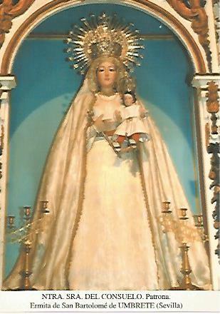 POSTAL 54513: Virgen del Consuelo. Umbrete Sevilla