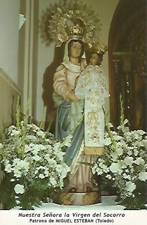 POSTAL 54630: Virgen del Socorro. Miguel Esteban Toledo