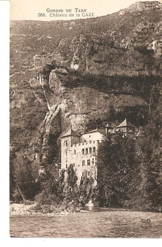 Postal 027261 : Gorges du Tarn, Château de la Caze