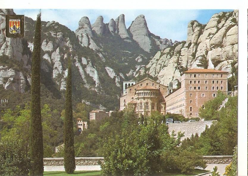 Postal 045339 : Montserrat (Barcelona). Abside de la Basilica