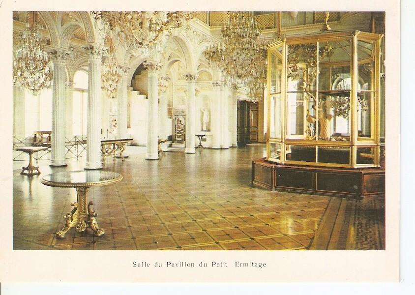 Postal 041273 : Salle du Pavillon du Petir Ermitage Y. Velten XVIII s.
